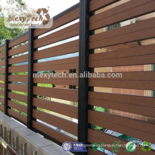 paneles compuestos de madera y plástico wpc vallado tablero decorativo valla de jardín moderna